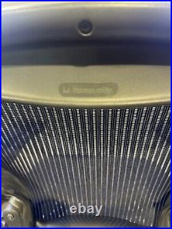 Herman Miller Aeron Size B Fully Loaded with Darker Blue Mesh