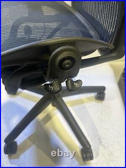 Herman Miller Aeron Size B Fully Loaded with Darker Blue Mesh