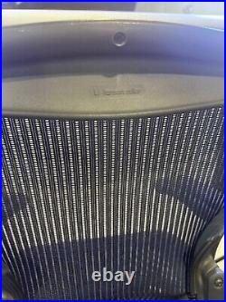 Herman Miller Aeron Size B Fully Loaded with Darker Blue Mesh