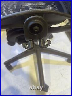 Herman Miller Aeron Size B Fully Loaded with Darker Blue Mesh