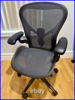 Herman Miller Aeron Size B Graphite PostureFit SL Fully Loaded $1,300 OBO Herman Miller Aeron Size B Graphite PostureFit SL Fully Loaded $1,300 OBO