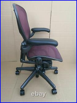 Herman Miller Aeron Size B Red Fully Loaded Refurbished Brand New Parts
