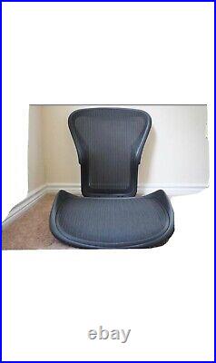 Herman Miller Aeron Size B Seat and Back In Graphite