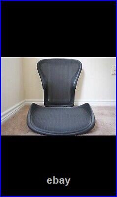 Herman Miller Aeron Size B Seat and Back In Graphite