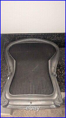 Herman Miller Aeron Size C (3 Dots) Seat Back. Aeron Parts. Carbon