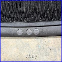 Herman Miller Aeron Size C Aeron Black Mesh Seat Back