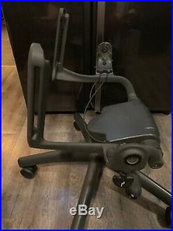 Herman Miller Aeron Size C Chair Parts Base Arm Supports Seat LinksTilt Assembly