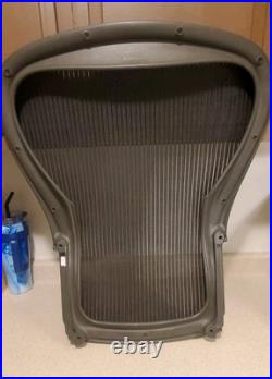 Herman Miller Aeron Size C Office Chair Back Mesh Graphite Replacement Ship FREE