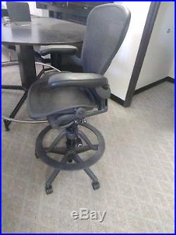 Herman Miller Aeron Stool Chair-Fully Adjustable-Posture Fit-Size B
