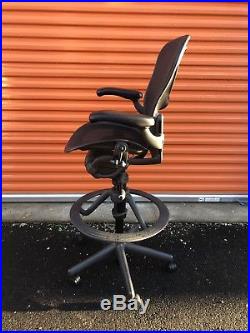 Herman Miller Aeron Stool Counter Height FULLY LOADED