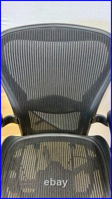 Herman Miller Aeron Swivel Office Chair Size C Ergonomic Mesh Design Lumbar Supp