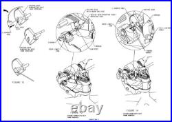 Herman Miller Aeron Washer goes under e-ring holds cam by sector gear chair