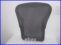 Herman Miller Aeron chair Back & Grey Mesh size B Medium graphite frame office