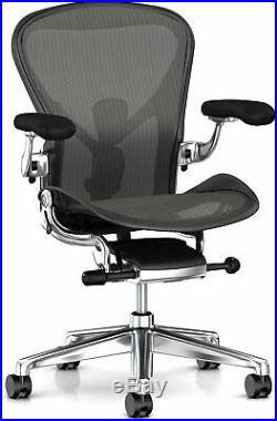 Herman Miller Aeron chair Remastered Brand New Fully adjustable Chrome C Size