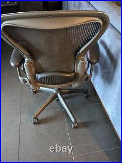 Herman Miller Aeron office chair and Seeknow lumbar support