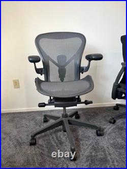 Herman Miller Aeron remastered fullylosded size B Chair Gray