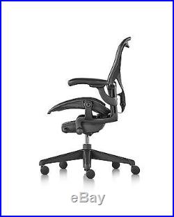 Herman Miller B Size Aeron Chair, Graphite