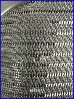 Herman Miller Blemished Size C Carbon Mesh (3d01) Seat Pan Herman Miller Blemished Size C Carbon Mesh (3d01) Seat Pan