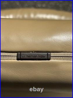 Herman Miller Brown Leather EQUA 2 Rolling Office Chair Collector's Piece Herman Miller Brown Leather EQUA 2 Rolling Office Chair Collector's Piece