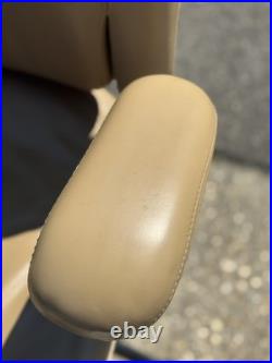 Herman Miller Brown Leather EQUA 2 Rolling Office Chair Collector's Piece Herman Miller Brown Leather EQUA 2 Rolling Office Chair Collector's Piece
