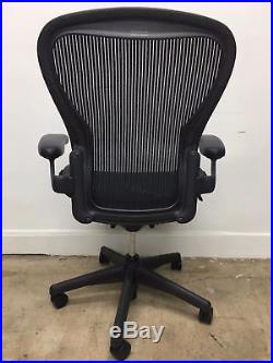 Herman Miller C Size Aeron Chair, Graphite