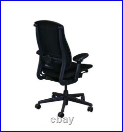 Herman Miller Celle Office Desk Chair Black Loaded with lumbar back support Herman Miller Celle Office Desk Chair Black Loaded with lumbar back support