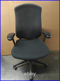 Herman Miller Celle Office Desk Chair Black grey Grey Fabric BASIC Chair