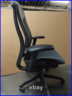 Herman Miller Celle Office Desk Chair Black grey Grey Fabric BASIC Chair