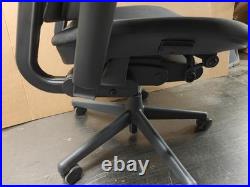 Herman Miller Celle Office Desk Chair Black grey Grey Fabric BASIC Chair