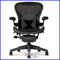 Herman Miller Classic Aeron Chair Fully Adjustable, Size B, PostureFit