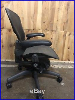 Herman Miller Classic Aeron Chair Size A Small Basic Model Graphite Frame