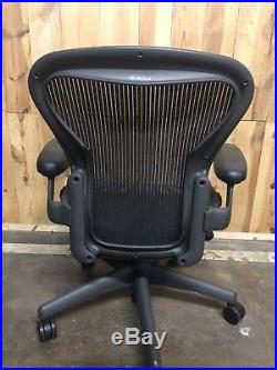 Herman Miller Classic Aeron Chair Size A Small Basic Model Graphite Frame