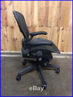 Herman Miller Classic Aeron Chair Size A Small Fully Adjustable Graphite Frame