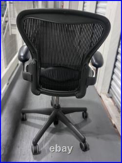 Herman Miller Classic Aeron Chair Size B Lumbar Pad Black