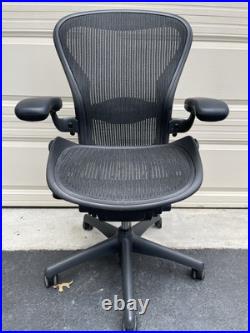 Herman Miller Classic Aeron Chair Size B Medium Adjustable