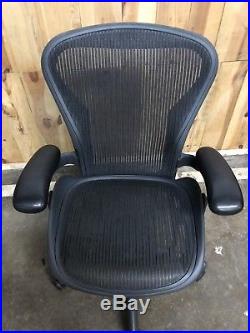 Herman Miller Classic Aeron Chair Size B Medium Basic Model Graphite Frame