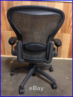 Herman Miller Classic Aeron Chair Size B Medium Fully Adjustable Graphite Frame