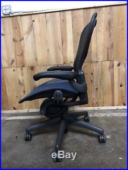 Herman Miller Classic Aeron Chair Size C Large Basic Model Graphite Frame