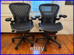 Herman Miller Classic Aeron Chairs Size B Very Good Condition 2 available