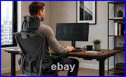Herman Miller Classic Aeron Headrest Adjustable Height Tilt Mesh Coat Hook