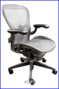 Herman Miller Classic Aeron Office Chair With Lumbar Support Size Small Herman Miller Classic Aeron Office Chair With Lumbar Support Size Small
