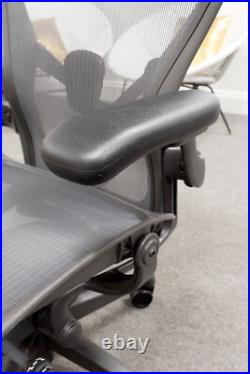 Herman Miller Classic Aeron Office Chair With Lumbar Support Size Small Herman Miller Classic Aeron Office Chair With Lumbar Support Size Small