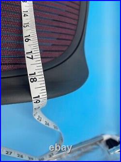 Herman Miller Classic Aeron Seat Replacement Size A Burgundy/Black BL1 Genuine