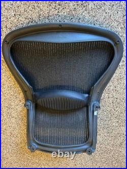 Herman Miller Classic Aeron Size B Replacement back with Lumbar Pad Black