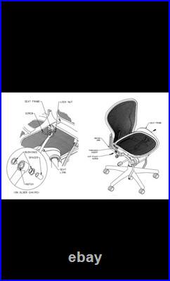 Herman Miller Classic Aeron Size C 4M01 Gray/Black Tuxedo BRAND NEW! -OEM Herman Miller Classic Aeron Size C 4M01 Gray/Black Tuxedo BRAND NEW! -OEM