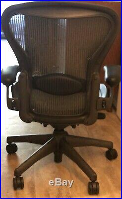 Herman Miller Classic Aeron chair 2 at Size B And 1 At C. With Lumbar