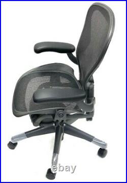 Herman Miller Classic Size B With Tilt Limiter and Lumbar Support Aeron Chair