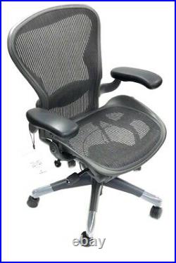 Herman Miller Classic Size C With Tilt Limiter and Lumbar Support Aeron Chair