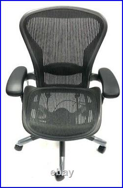Herman Miller Classic Size C With Tilt Limiter and Lumbar Support Aeron Chair
