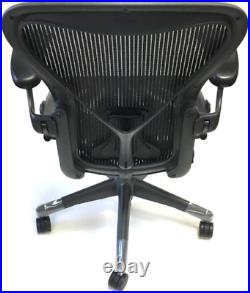 Herman Miller Fully Loaded Posture fit Size B Aeron Chairs Black Open Box